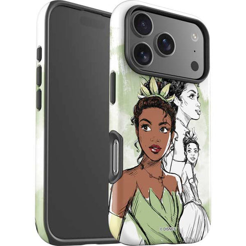 Disney Princess Tiana Sketch iPhone 17 Pro Impact Case