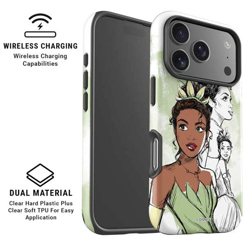 Disney Princess Tiana Sketch iPhone 17 Pro Max Magsafe Impact Case