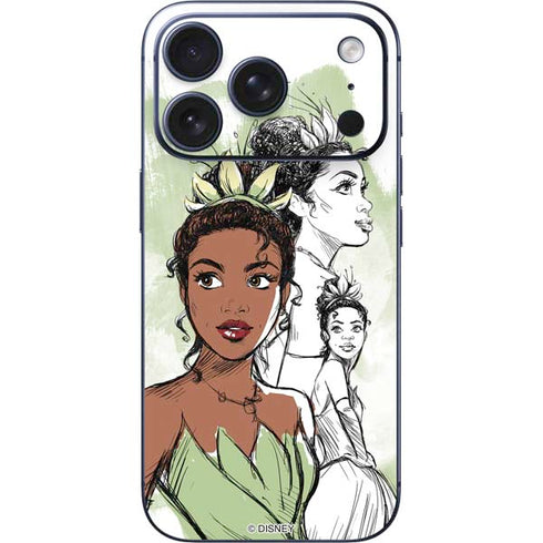 Disney Princess Tiana Sketch iPhone 17 Pro Max Skin