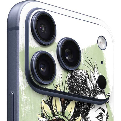 Disney Princess Tiana Sketch iPhone 17 Pro Max Skin