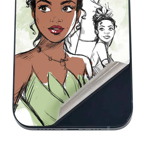 Disney Princess Tiana Sketch iPhone 17 Pro Max Skin