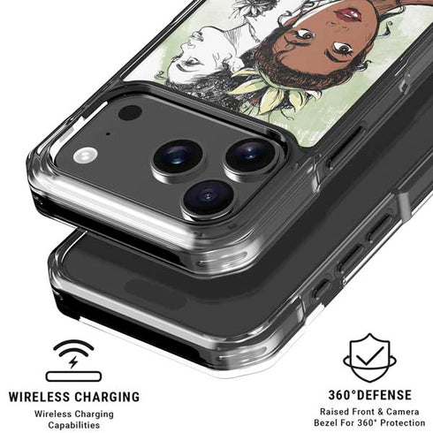 Disney Princess Tiana Sketch iPhone 18 Pro Clear Case