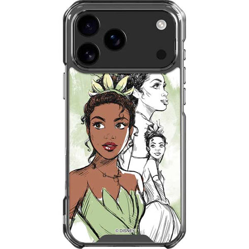 Disney Princess Tiana Sketch iPhone 18 Pro Max Clear Case