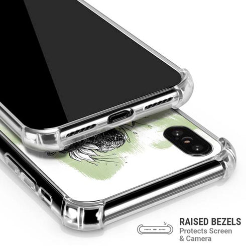 Disney Princess Tiana Sketch iPhone X/XS Clear Case