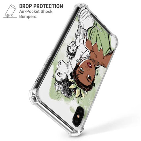 Disney Princess Tiana Sketch iPhone X/XS Clear Case