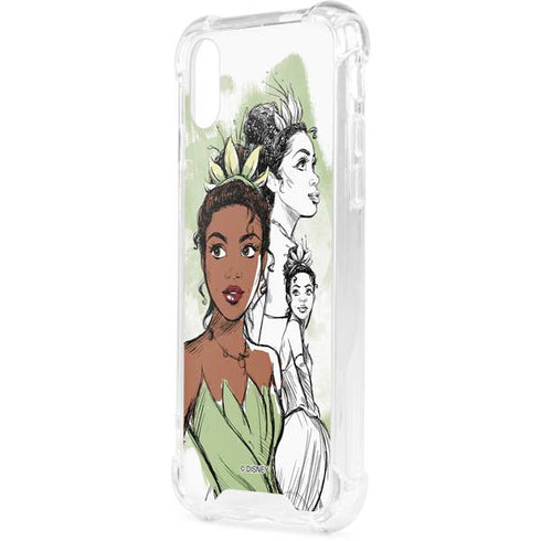 Disney Princess Tiana Sketch iPhone XS Clear Case