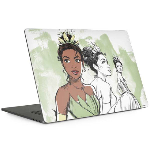 Disney Princess Tiana Sketch MacBook Skins
