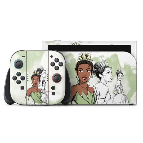 Disney Princess Tiana Sketch Nintendo Skins