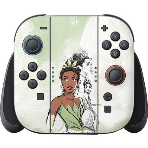Disney Princess Tiana Sketch Nintendo Switch 2 (2025) Joy-Con Controller Skin
