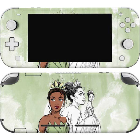 Disney Princess Tiana Sketch Nintendo Switch Lite Skin