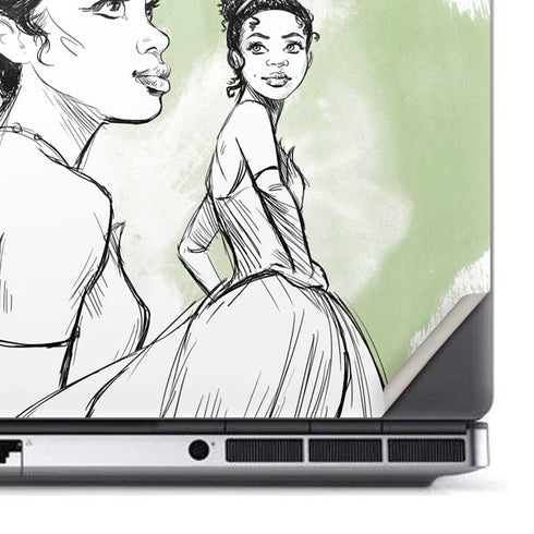 Disney Princess Tiana Sketch Dell Precision Skin