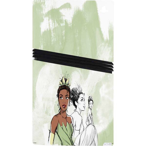 Disney Princess Tiana Sketch PS5 Pro Bundle Skin
