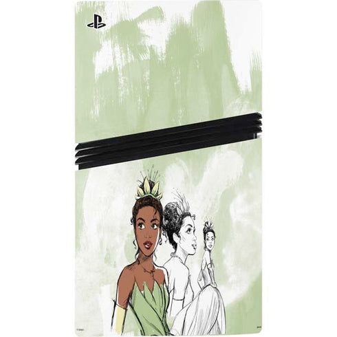 Disney Princess Tiana Sketch PS5 Pro Disk Bundle Skin