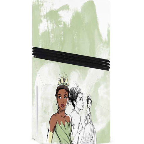 Disney Princess Tiana Sketch PS5 Pro Disk Bundle Skin