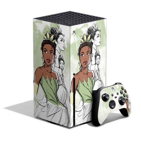 Disney Princess Tiana Sketch Xbox Series X Skins
