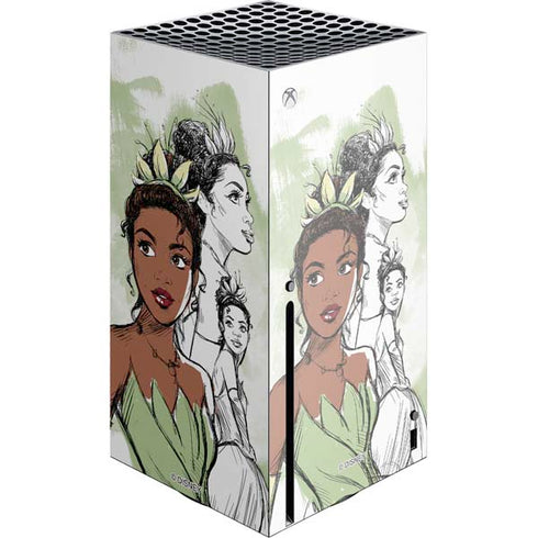 Disney Princess Tiana Sketch Xbox Series X Skins