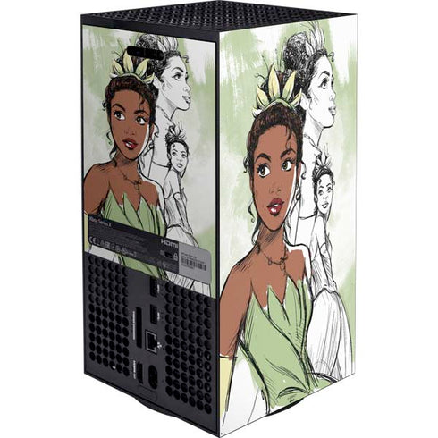 Disney Princess Tiana Sketch XBox Series X Digital Edition Bundle Skin