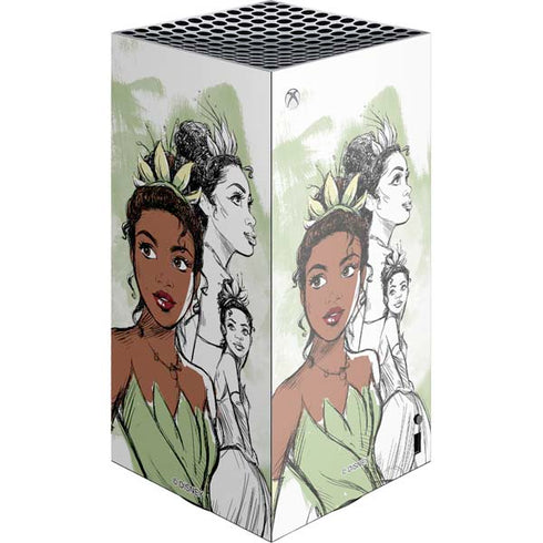 Disney Princess Tiana Sketch Xbox Series X Skins