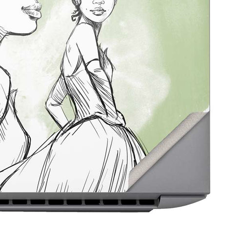 Disney Princess Tiana Sketch HP ZBook Fury 16 G10 Skin