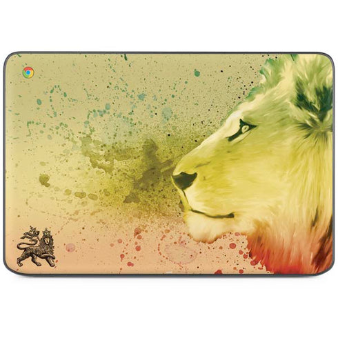 Profile of the Lion of Judah HP Chromebook Skin