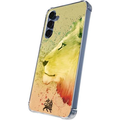 Profile of the Lion of Judah Galaxy A35 5G Clear Case