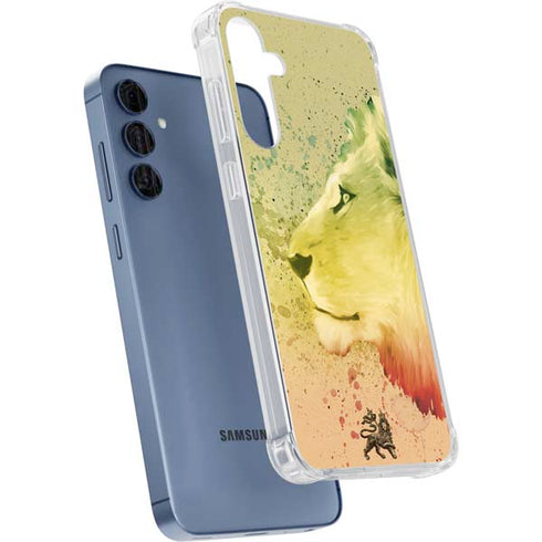 Profile of the Lion of Judah Galaxy A55 5G Clear Case