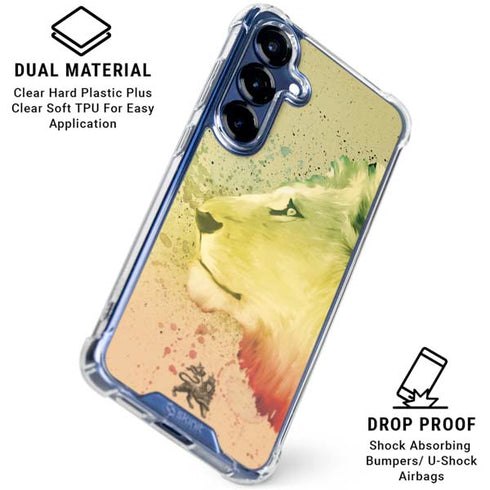 Profile of the Lion of Judah Galaxy S25 Plus Clear Case
