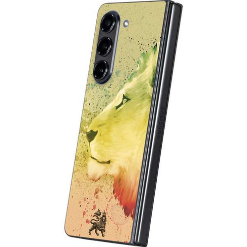 Profile of the Lion of Judah Galaxy Z Fold5 5G Skin