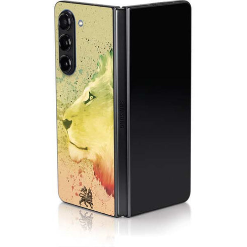 Profile of the Lion of Judah Galaxy Z Fold5 5G Skin