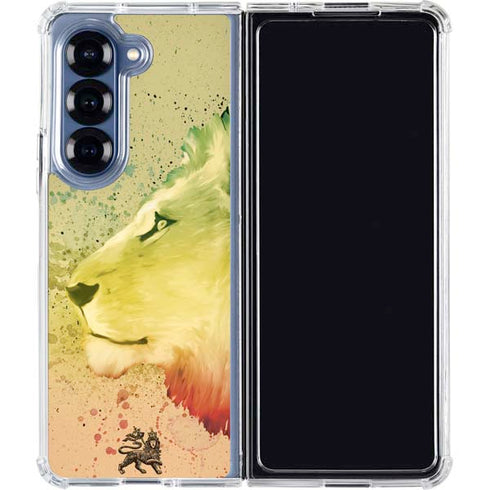 Profile of the Lion of Judah Galaxy Z Fold6 Clear Case