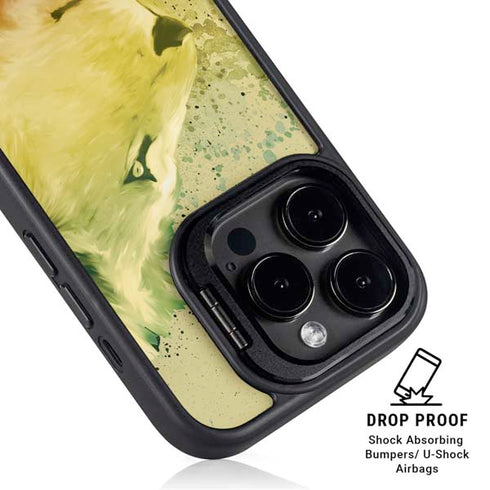 Profile of the Lion of Judah iPhone 13 Pro Kickstand Case