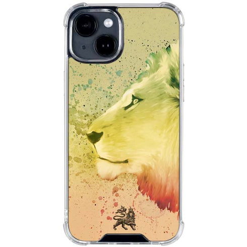 Profile of the Lion of Judah iPhone 15 Clear Case