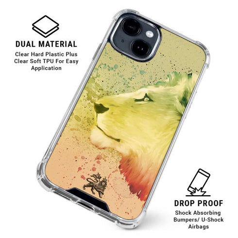 Profile of the Lion of Judah iPhone 15 Clear Case