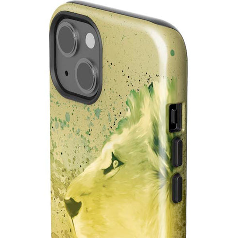 Profile of the Lion of Judah iPhone 15 Impact Case