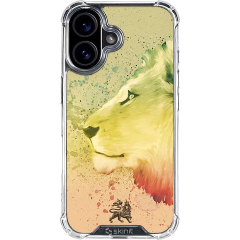 Profile of the Lion of Judah iPhone 16 Clear Case