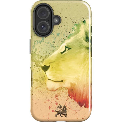 Profile of the Lion of Judah iPhone 16 Plus Impact Case