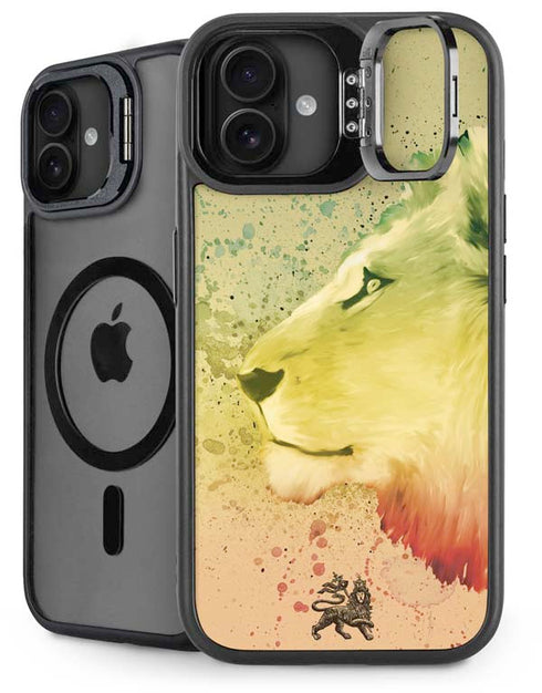 Profile of the Lion of Judah iPhone 16 Plus Kickstand Case