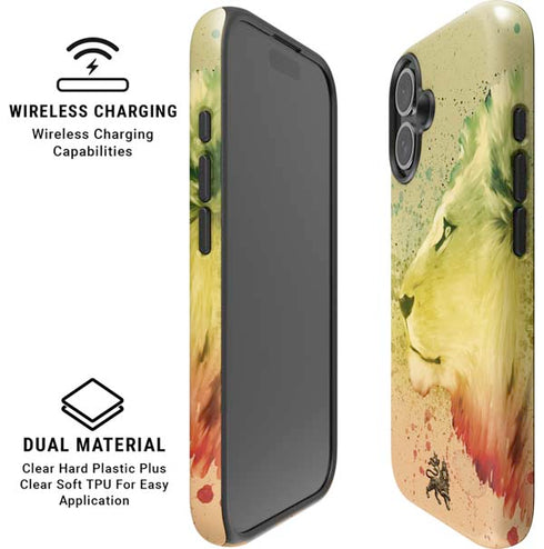 Profile of the Lion of Judah iPhone 16 Plus Magsafe Impact Case
