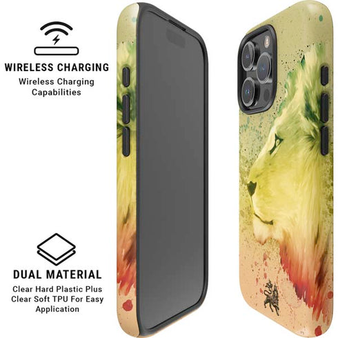 Profile of the Lion of Judah iPhone 16 Pro Magsafe Impact Case
