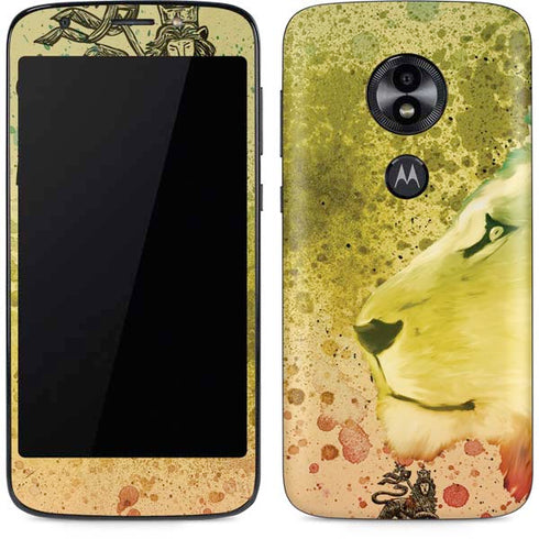 Profile of the Lion of Judah Moto E5 Play Skin