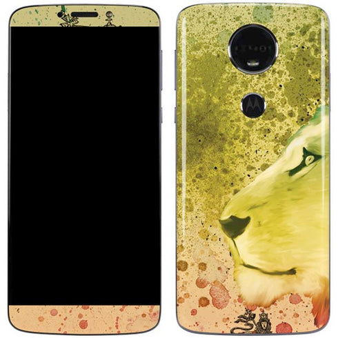 Profile of the Lion of Judah Moto E5 Plus Skin