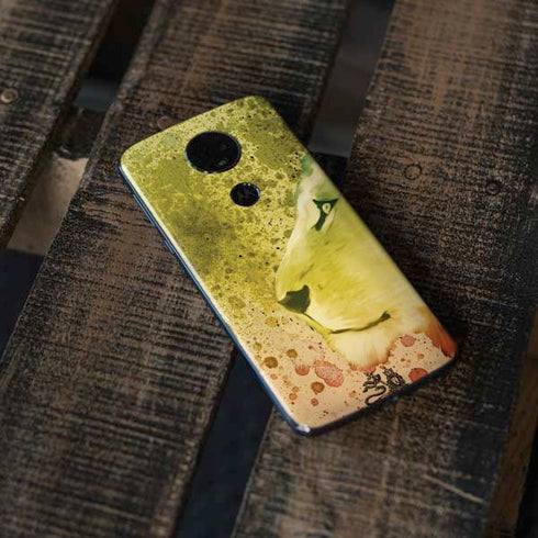 Profile of the Lion of Judah Moto E5 Plus Skin