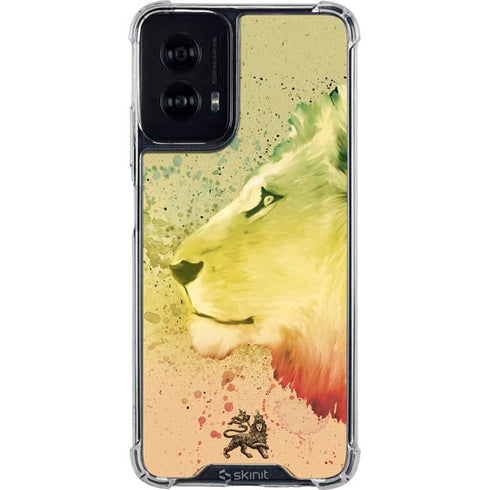Profile of the Lion of Judah Moto G Power 5G (2024) Clear Case