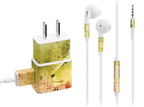 Profile of the Lion of Judah Phone Charger Skin