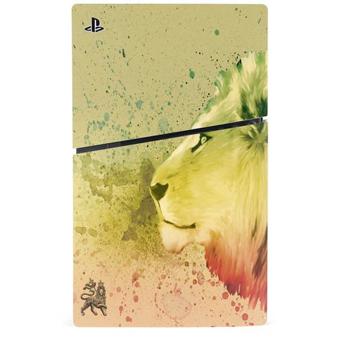 Profile of the Lion of Judah PS5 Slim Digital Edition Console Skin