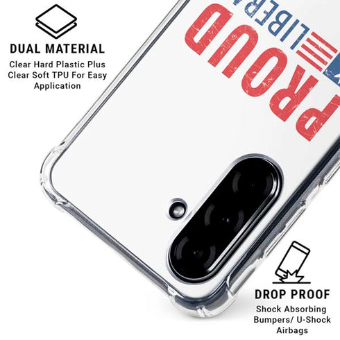 Proud Liberal Galaxy A36 5G Clear Case