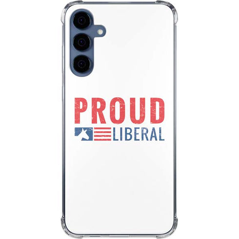Proud Liberal Galaxy A55 5G Clear Case