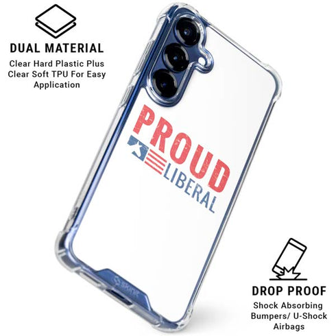 Proud Liberal Galaxy S25 Plus Clear Case