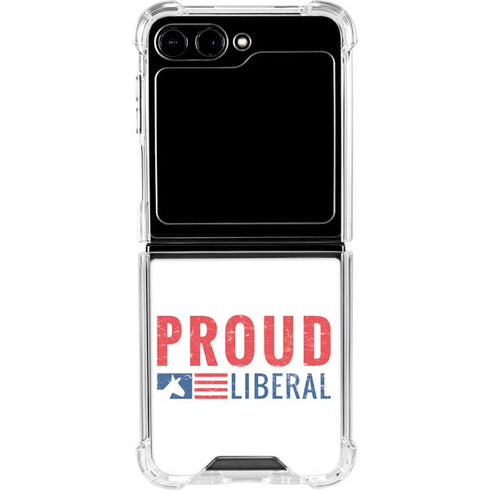 Proud Liberal Galaxy Z Flip6 Clear Case