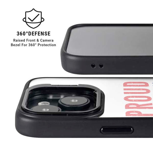 Proud Liberal iPhone 15 Plus Kickstand Case